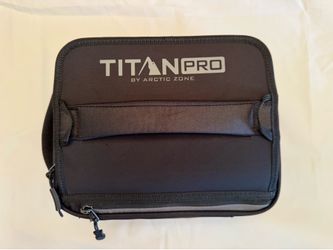 Arctic Zone Titan Deep Freeze Fridge Insulated Lunch Pack – Black with 2 ice packs