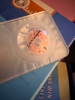 Halloween bloody stitch contact