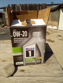 Box of Mobil 1 full synthetic