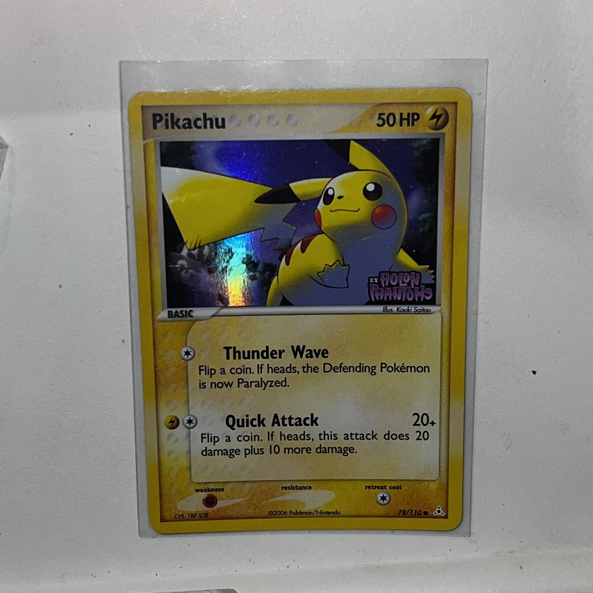 Holon Phantoms Pikachu #78/110 Stamped Reverse UNPLAYED READY TO GRADE. Flawless!