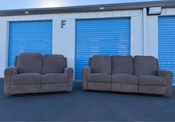 Reclining Sofa and Loveseat Set — Free Delivery —