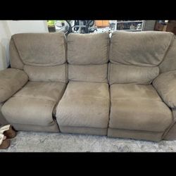 Microfiber Reclining Couch/Chair 