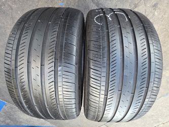 2 USED TIRES GOODYEAR 235/40/19