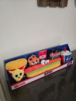 Brand New Costco Food Court 6 Piece BARK Dog Toys