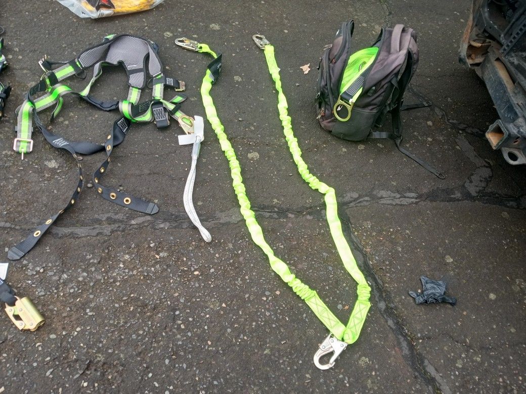 Safety Harnesses And Climbing Gear