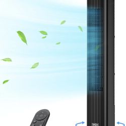 VCK Tower Fan for Bedroom, 90° Oscillating Fan with 26ft/s Velocity,40" Cooling Floor Fan with Smart Remote,Touch Control, 3 Speeds, 4 Modes, 12H Time