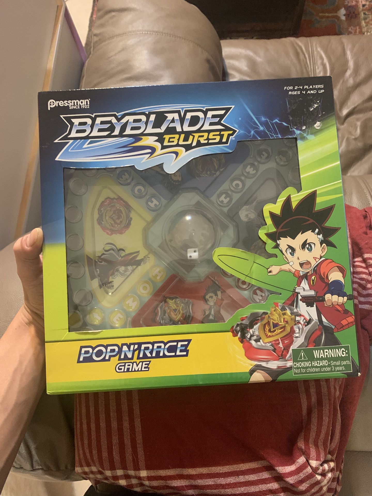 Beyblade Burst Pop N’ Race Game In Box Like New