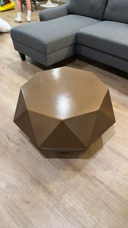 Modern geometric Diamond coffee table (MOVING SALE)