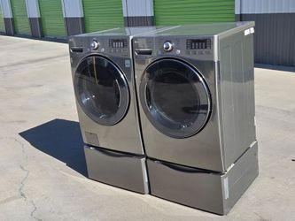 Washer and dryer electric