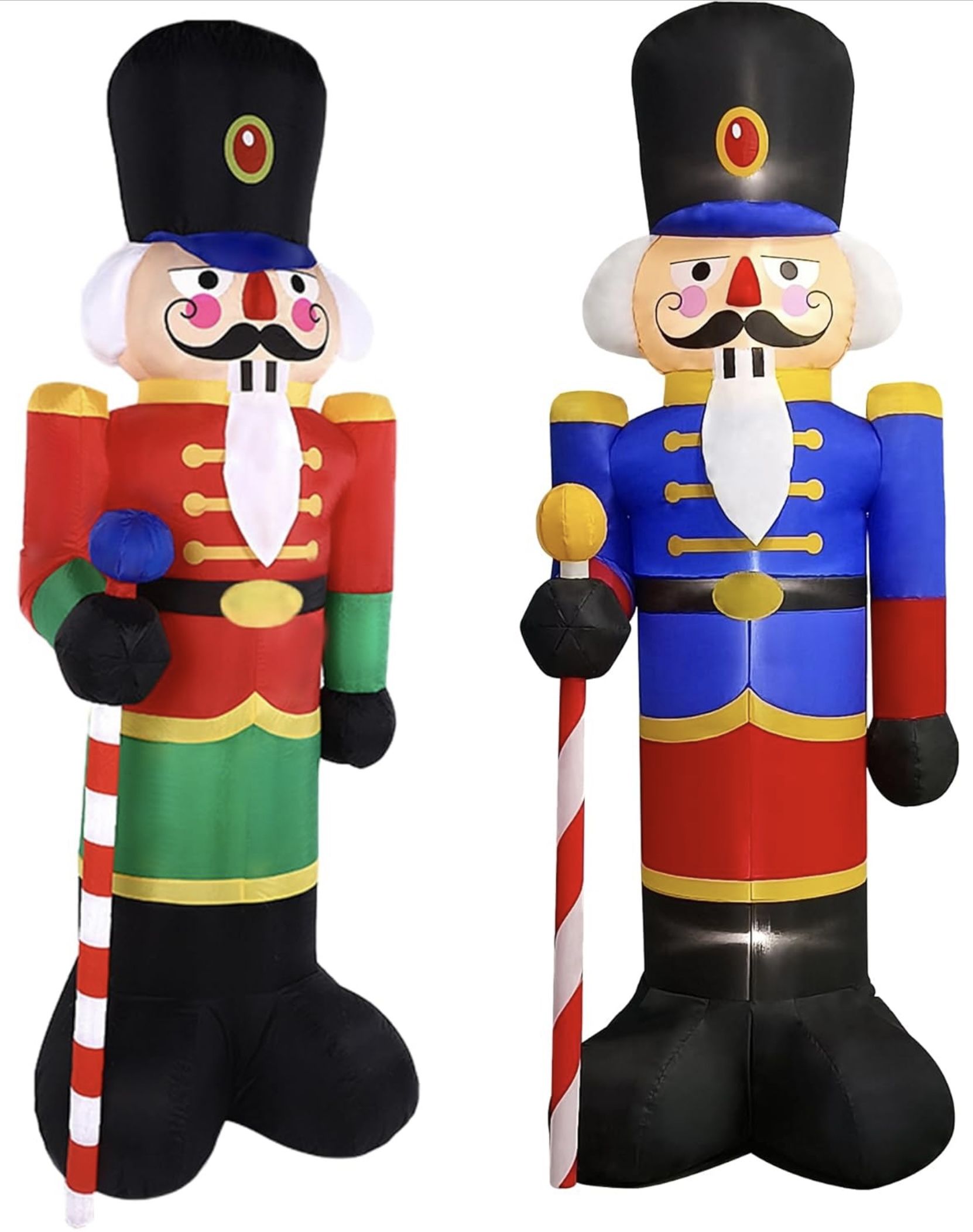 NEW Christmas 8FT Set of 2 Nutcrackers Airblown Inflatable