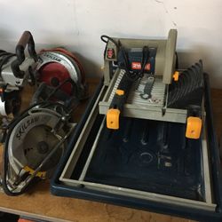 7”Ryobi tile saw