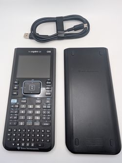 Texas Instruments TI-Nspire CX CAS Graphing Calculator w/ Slide Cover & Cable