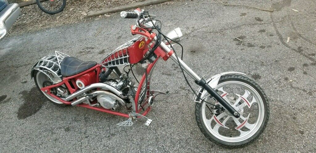 Black widow mini chopper hotsell
