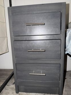 Grey Nightstand