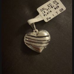 .925 Silver Heart Pendant 