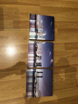 Gorgeous San Diego skyline canvas pictures.