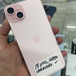 Pink 15 Plus Unlocked. Cash Or $10 Down W Approval *