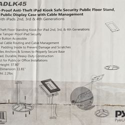 Anti theft iPad Floor Stand