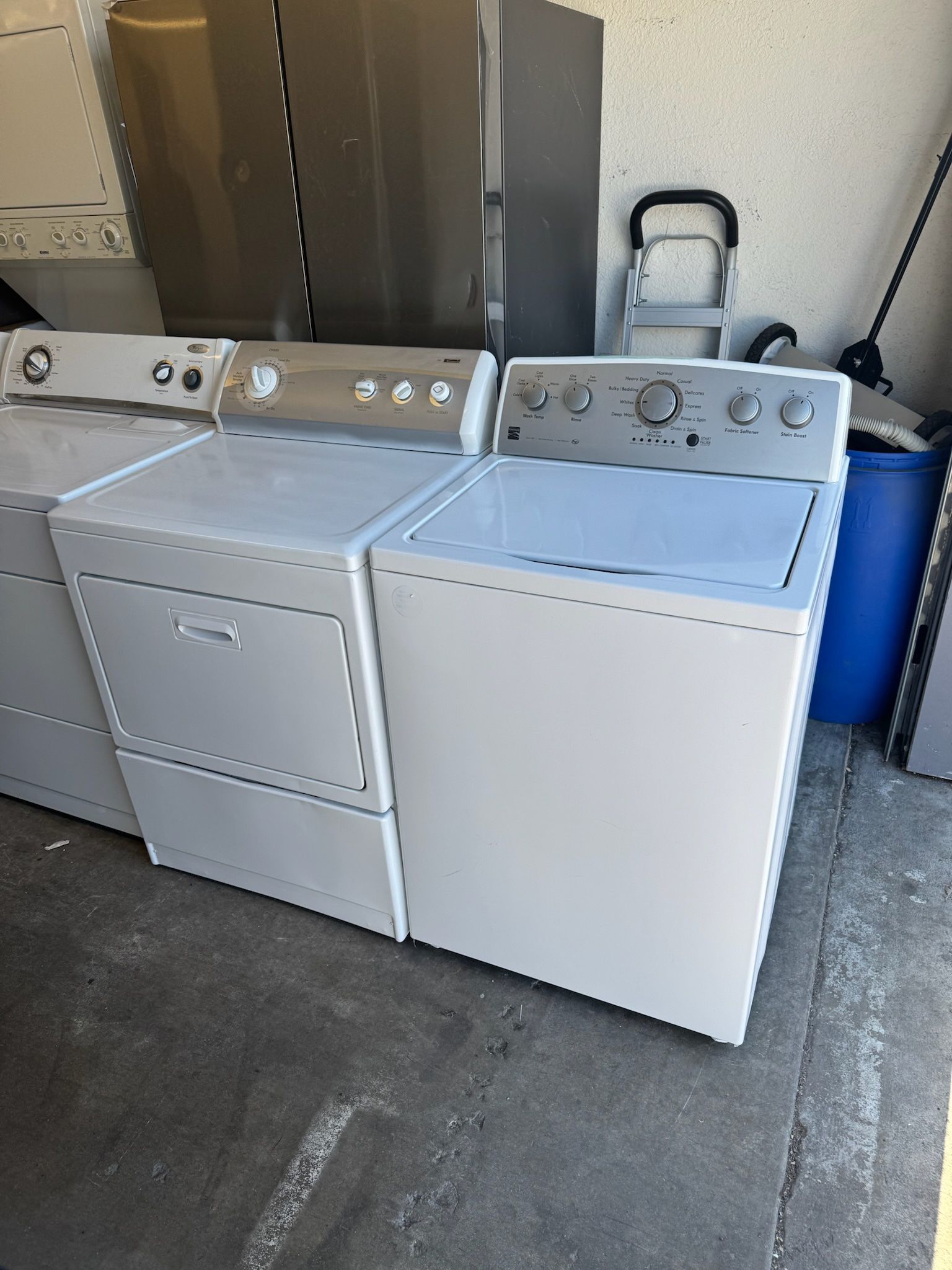 Used Kenmore Washer and Gas Dryer with Warranty