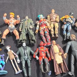 Lot of action movie comic figures 3" tall $3 each