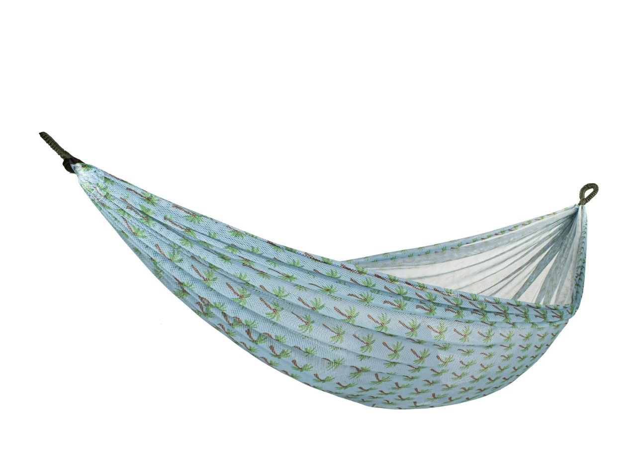 Bliss Hammocks Mesh Hammock in a Bag with Hanging Rope Kit, 4'7" x 6'6", 350 Lb. Capacity