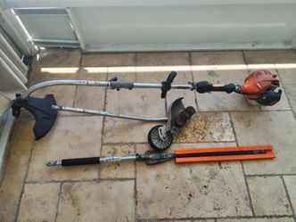 Echo pas-225 power head with attachments
