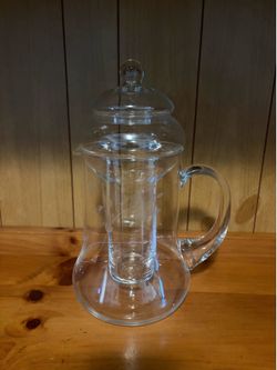 Princess House Heritage Pitcher & Lid with Ice Liner