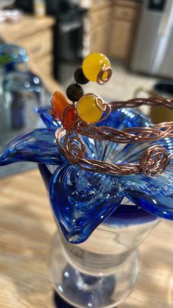 Cooper Bracelet With Stoned