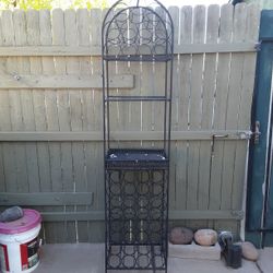 Iron wine rack