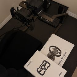 Complete Moza Racing Sim Rig Setup - R5 Direct Drive, ES Formula Wheel & Sparco Seat