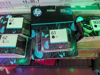 HP 61 Black Ink Cartridge, HP 62 black and tri color, hp902 xl black