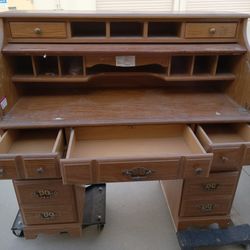 Desk With A TOP SLIDING DOOR
