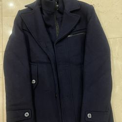 Winter Coat - XS Men Or Kids Large / Navy Blue 
