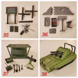 GI-JOE / COBRA  Units, Vehicles, Equipment LOT for Sale 1982 to 1987
