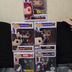 Funko Pops And Venom Chibi