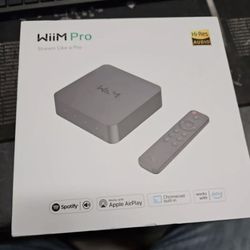 WiiM Pro with Remote Airplay 2 Receiver Chromecast Hi-Res Audio DAC