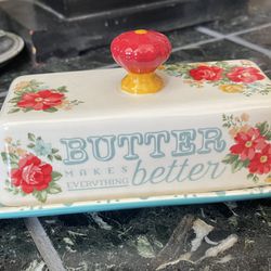 Two Butter dishes 