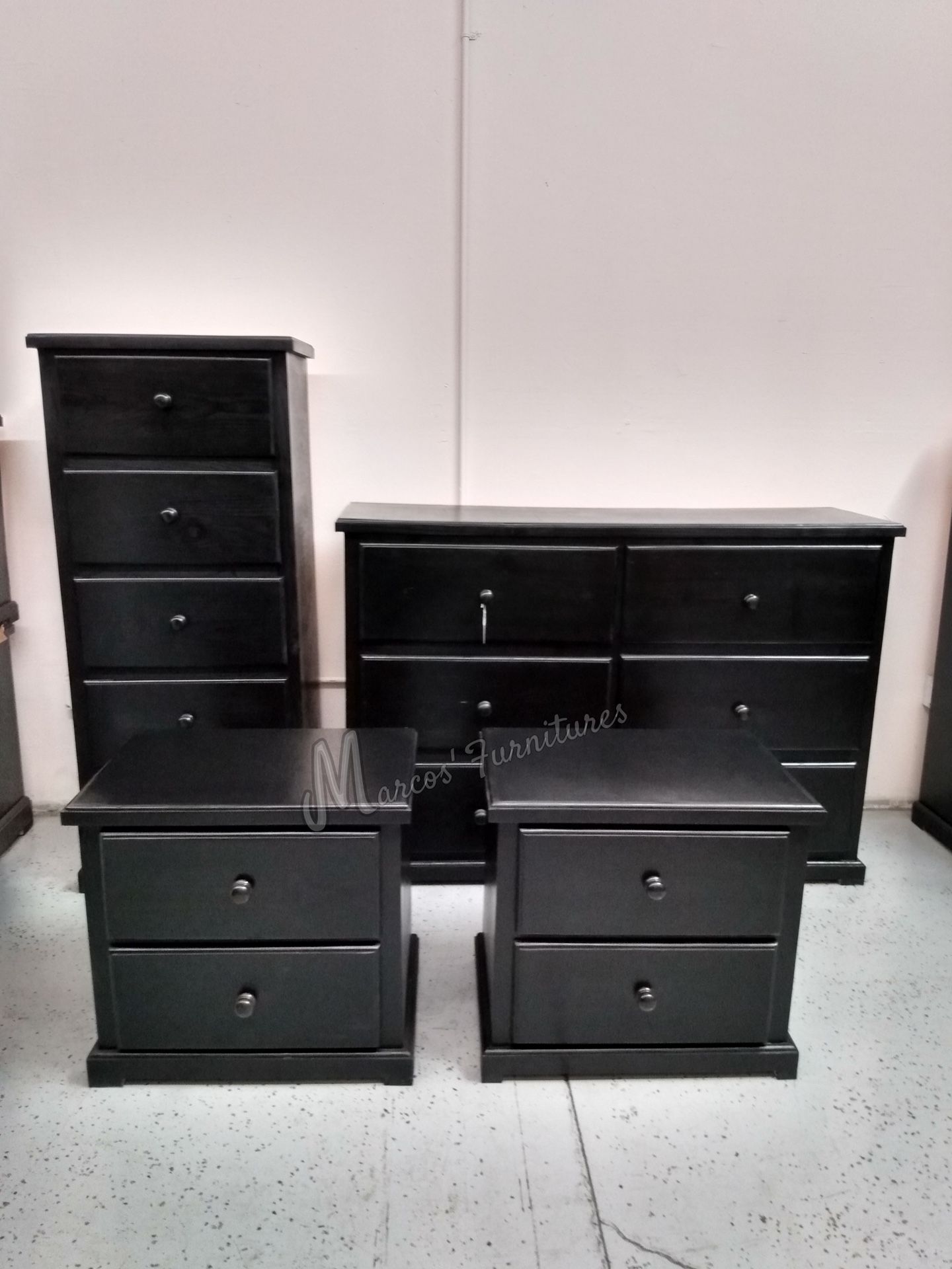 Black Bedroom Dresser Set!