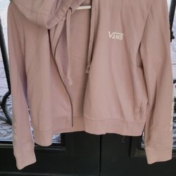 Vans Zip Up Sweatshirt Size SMALL purple Color