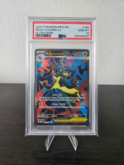 Mega Lucario EX #160 (PSA 10)