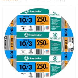 10/3 CU UF-B 250 Ft Wire