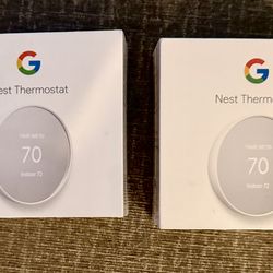 (2)  Google Nest Thermostat  Brand new - never opened