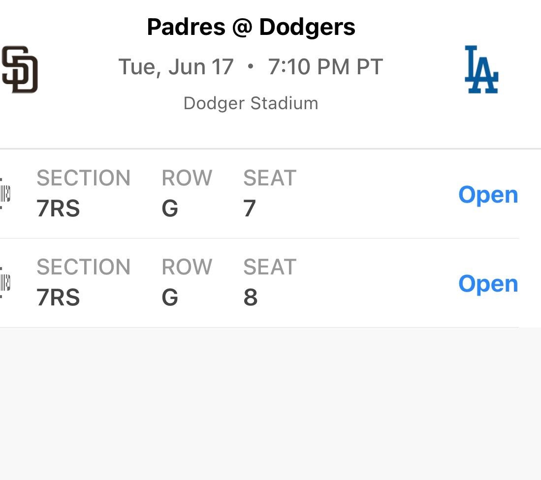 Dodgers Tickets 120 Good Seats Trophy Night Tomorrow Tuesday June 17