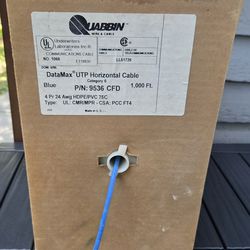 Cat5 Ethernet Cable  Quabbin DataMax UTP Blue (Bulk Box)