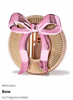 Trending! BATH & BODY WORKS 💕🎀 BOW 🎀💕Vent or Visor Clip Car Fragrance holder