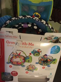 Brand new Activity play gym and ball set