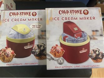 Cold stone creamery ice cream set