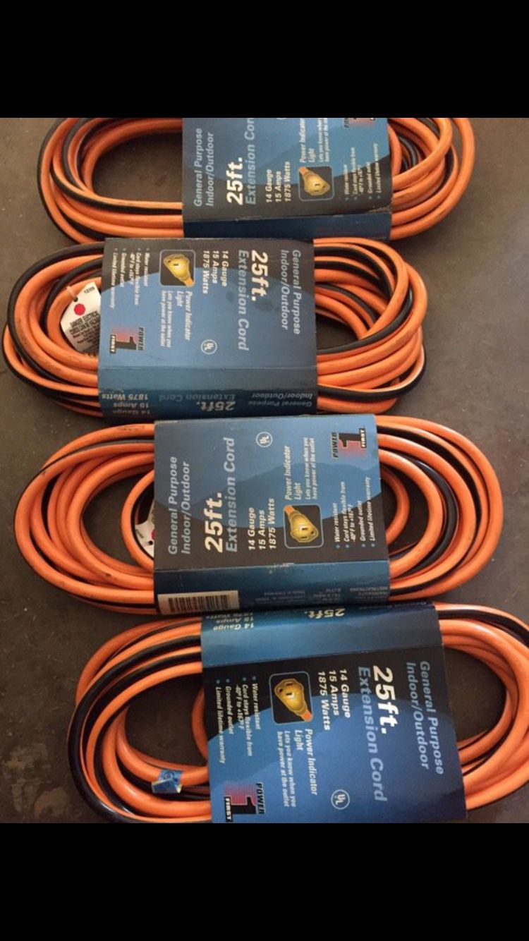 Power extension cord 25ft