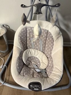 Baby Swing Bouncer with Vibration and Mobile