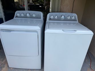 GE Washer and Dryer Set 4.2 cu 7.2 cu 3 months warranty delivery and installation available